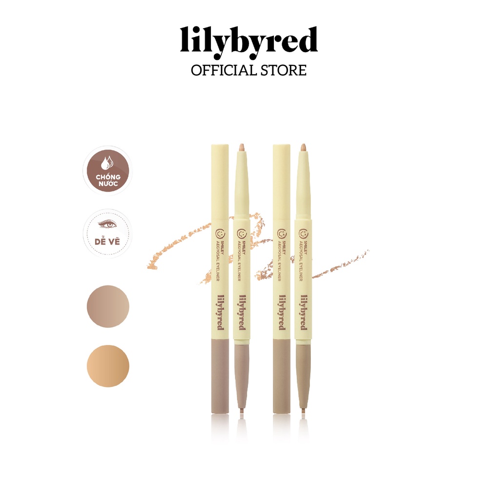 Chì kẻ bọng mắt hai đầu Lilybyred Smiley Aegyosal Liner 0.32g