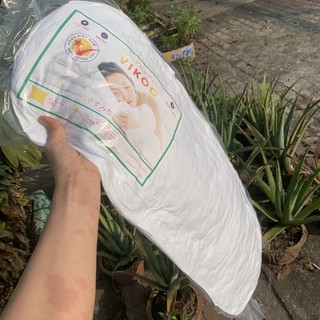 Ruột gối ôm hơi dài 35 x 100cm bông gòn 100% có khoá kéo, gối ôm người lớn giặt được gòn