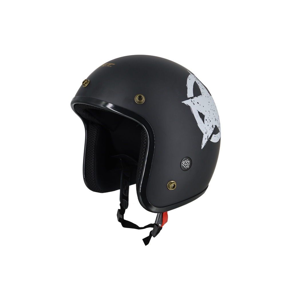 Mũ bảo hiểm 3/4 SRT tem Ngôi Sao nhiều màu - SRT HELMETS