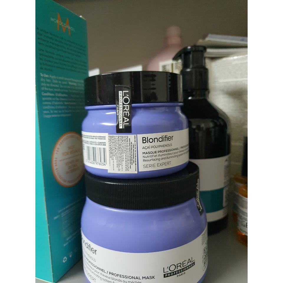 Dầu gội xả chăm sóc tóc tẩy nhuộm sáng mầu Loreal Professionnel Blondifier 300ml-500ml-1500ml