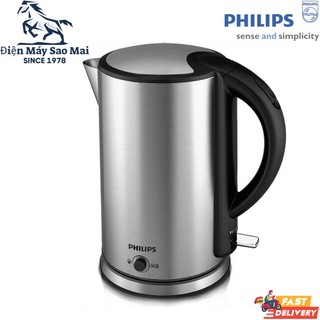 Ấm đun nước siêu tốc inox cao cấp Philips HD9316