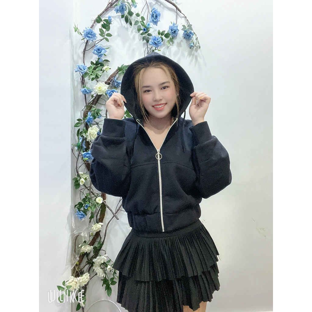 ÁO KHOÁT NỈ TRƠN FORM LỬNG THỜI TRANG SIÊU DỄ THƯƠNG