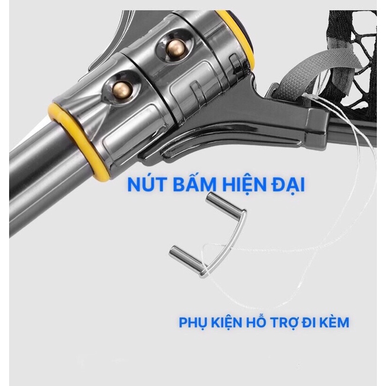 Bộ vợt săn hàng thu gọn 115cm tối đa 2m3