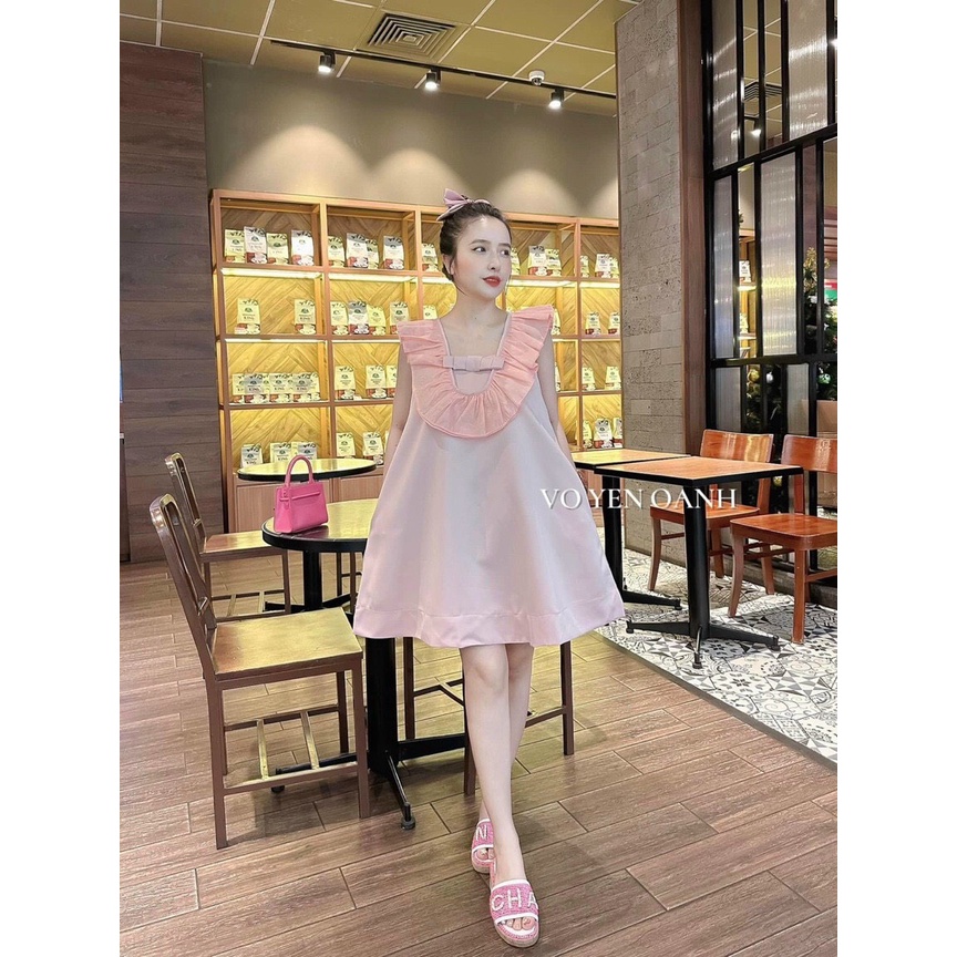 VÁY ĐẦM NỮ BABY DOLL XÒE SÁT NÁCH CHẤT TAPTA BỒNG BỀNH CAO CẤP SHOPNGOO