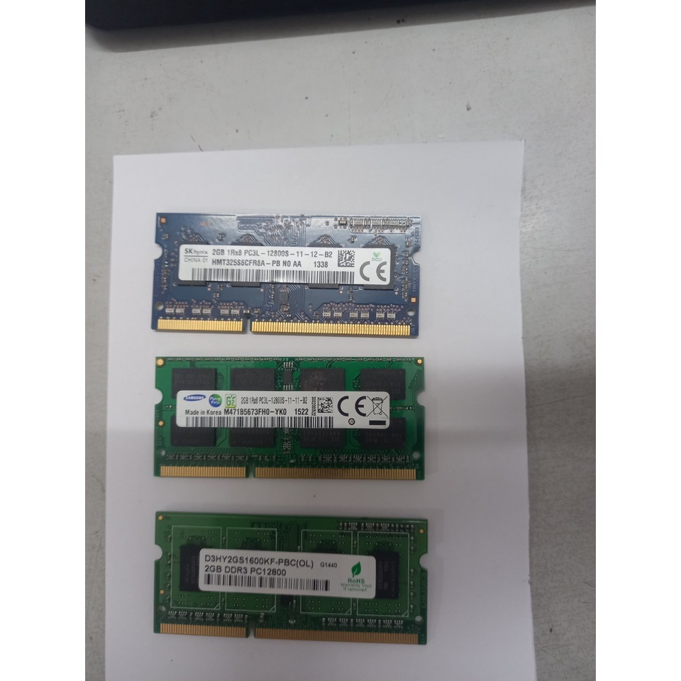 XẢ THANH LÝ] Ram Laptop DDR3/ DDR3L 1G-2G Bóc máy Nhật 1G, 2G, 4G, 8G LAJAPA - Laptop Nhật Bản SAMSUNG, SKhynix, green h