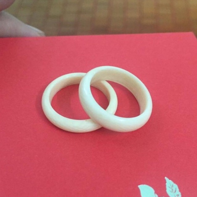 Nhẫn nga vôi thật hàng vân nhiều