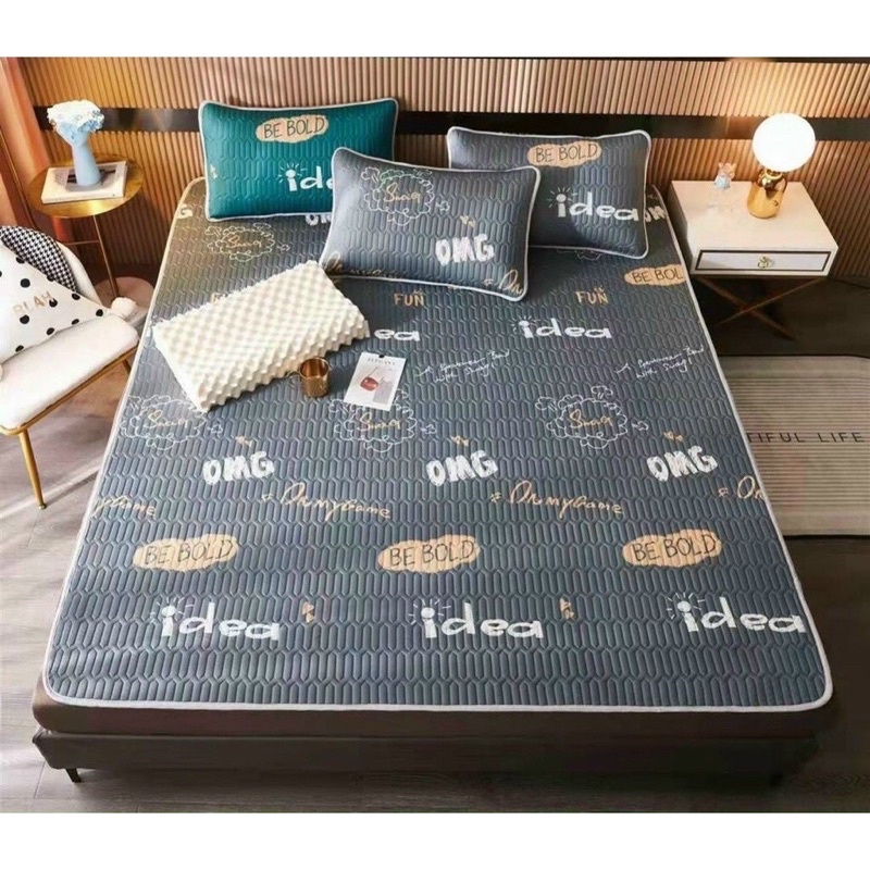 chiếu điều hoà cao su non ,kích thước m4,m5,m6,m8 gồm ga kèm 2 áo gối