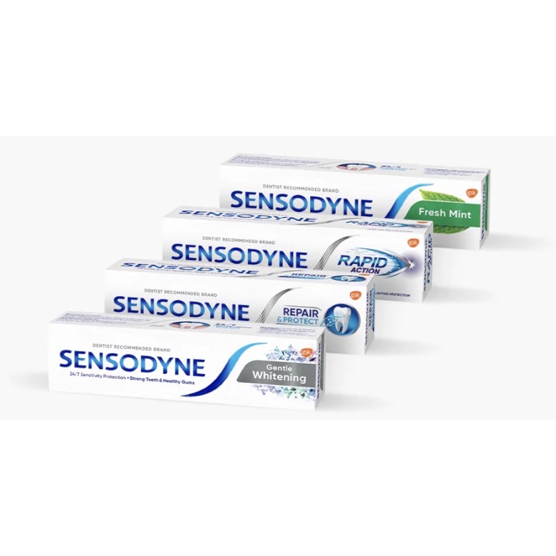 Sensodyne Kem đánh răng 12 loại 100g,160g,184g -Pháp, Mỹ