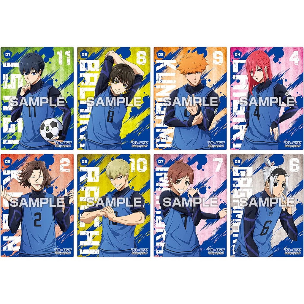 Thẻ bài sưu tập Clear Card Blue Lock - Ensky