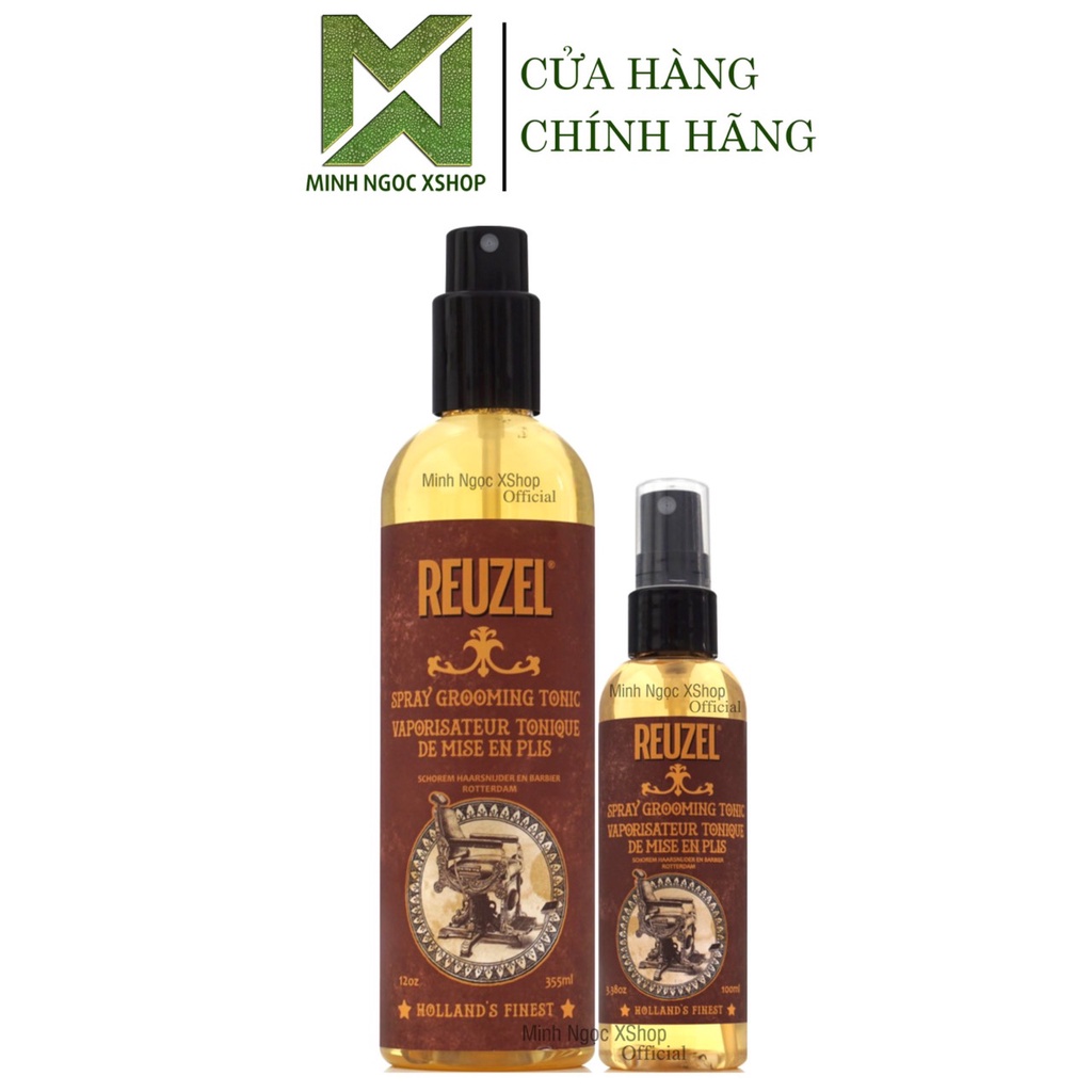 Xịt tạo phồng Reuzel Spray Grooming Tonic , Surf Tonic, Clay Spray 100ML - 355ML