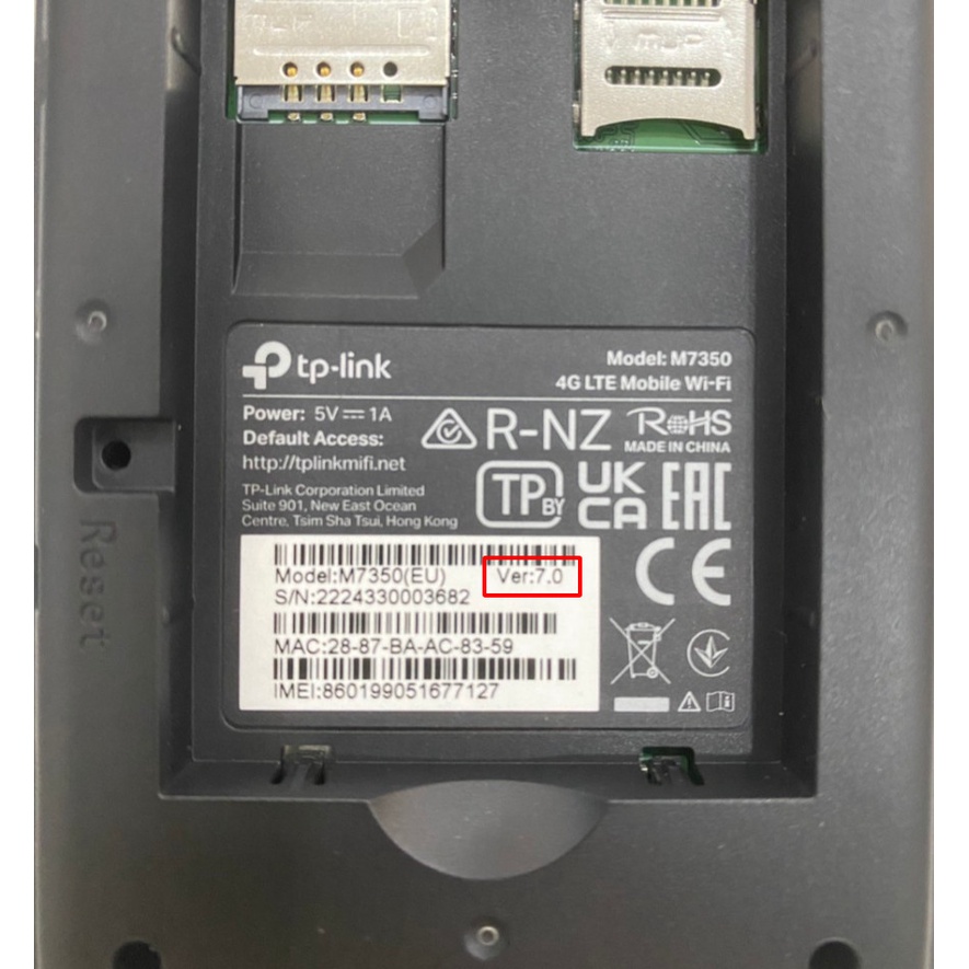 TBL-71A2000 Pin Thay Thế Cho TP-LINK M7350 từ ver 5, M7300, M7200, M5250, M5350