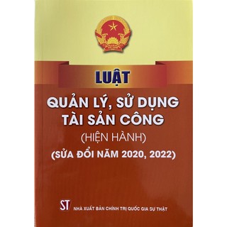 Sách_luật quản lý, sử dụng tài sản công