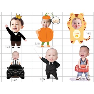 Chibi bé 80cm trang trí sinh nhật, thôi nôi