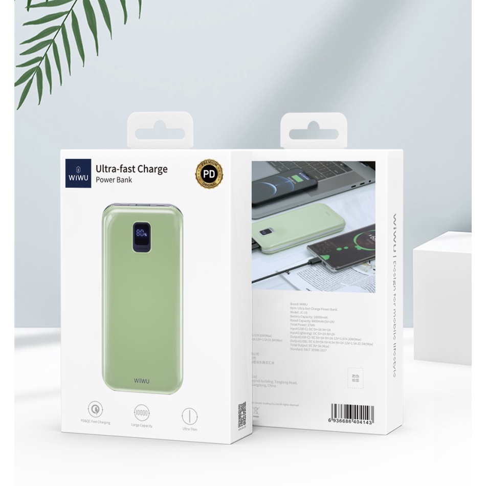 Pin/ Sạc Dự Phòng WIWU JC-17 20.000mAh