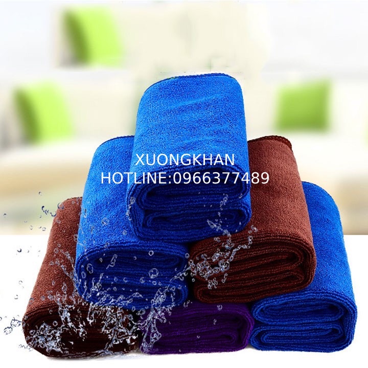 Khăn lau xe kt 50X1M Microfiber mềm mịn thấm hút nước tốt Chuyên Dụng lau rửa xe hơi, ô tô, xe máy