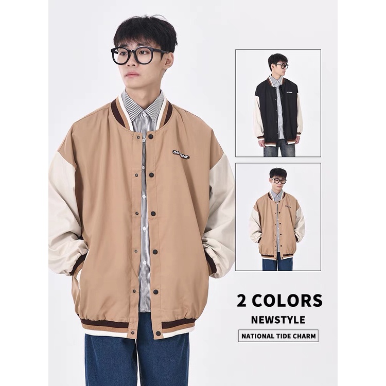 Áo khoác Bomber Unisex ⚡ NXC Clothes ⚡Áo khoác Bóng chày Jacket chất Kaki Oversized trẻ trung năng động