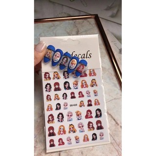 Mã sticker cô gái dd610