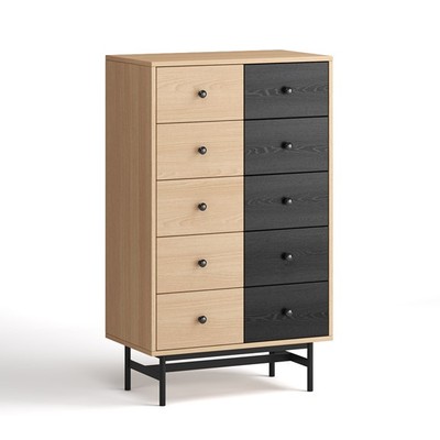 CHORO, Tủ lưu trữ, Tủ đựng đồ DRA_352, 70x40x118cm, tủ gỗ Scandi Home