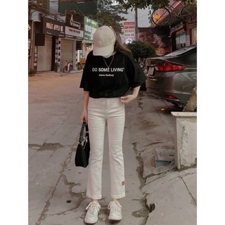 QUẦN JEAN ỐNG ĐỨNG MÁC DA