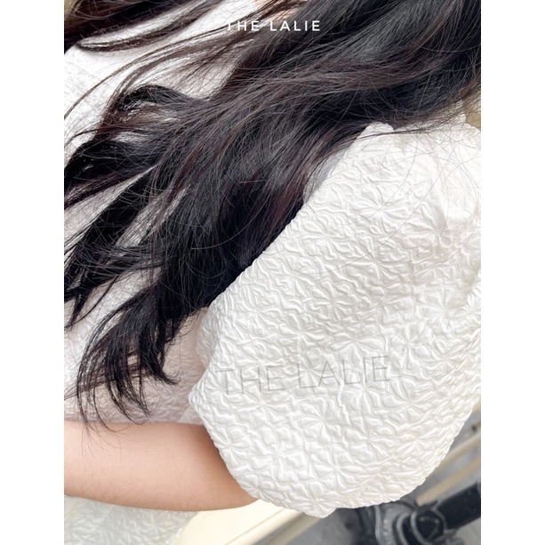 Váy babydoll, váy xuông tay bồng đuôi cá hai màu trắng,đen mặc đi chơi đi dạo phố cực xinh by TheLalie