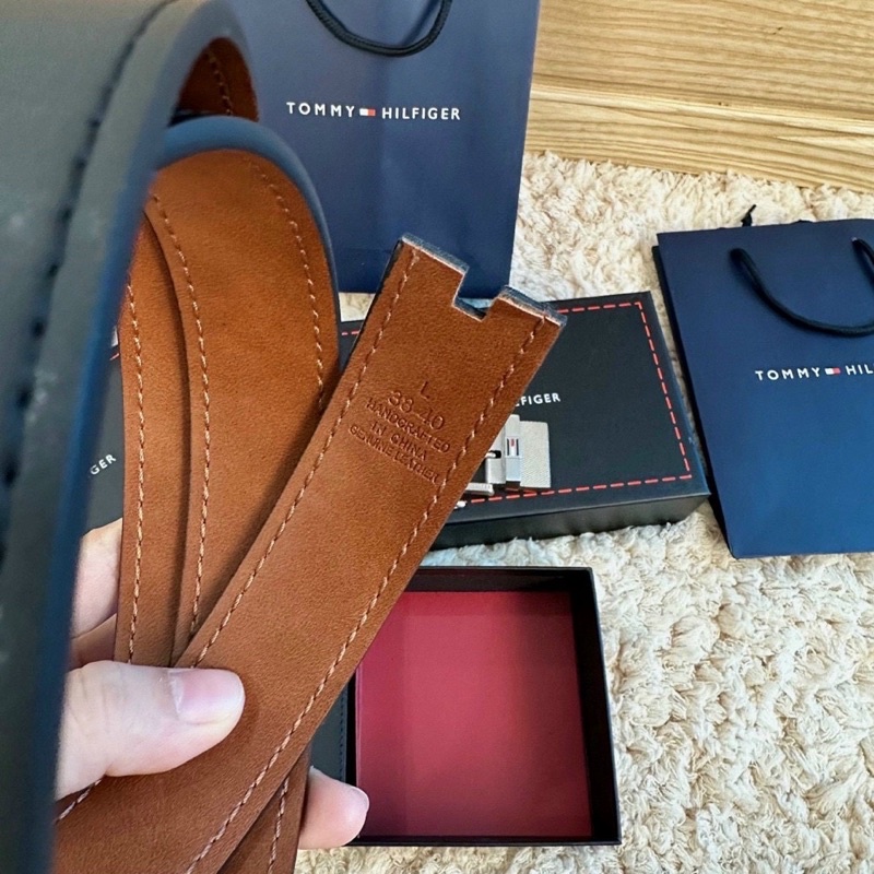 Set bộ ví thắt lưng Nam Tommy fullbox túi giấy