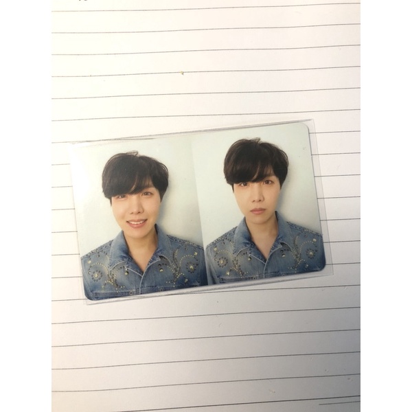 CARD OFF BTS album love your self jhope