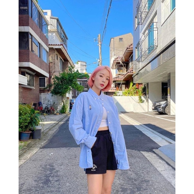 Áo sơ mi basic WHOAU