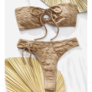 Bikini phối khoen nâu gợi cảm