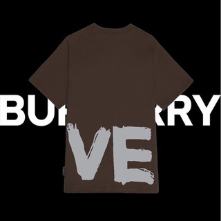 TEE BBR LOVE Cotton Dày Dặn Trắng Đen