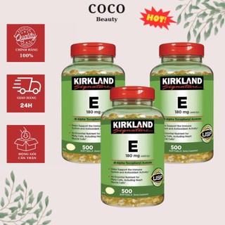 Viên uống vitamin e kirkland signature vitamin e 400 iu 500 viên