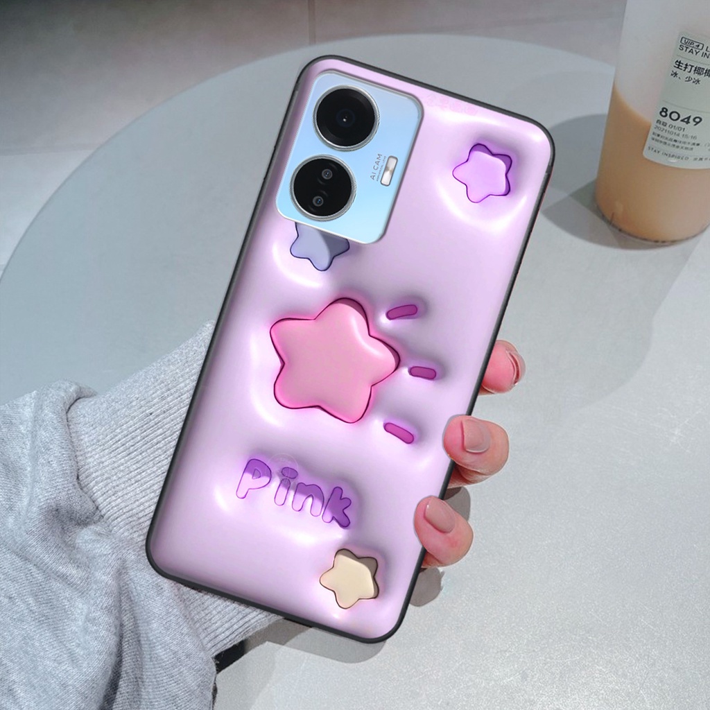 Ốp Vivo Y55 2022 in phẳng hiệu ứng 3D giả nổi siêu thật, cực xinh, cá tính