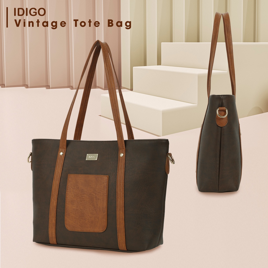  Túi đeo vai giáo viên, túi xách tay công sở nữ phom lớn IDIGO FB2 - 5043
