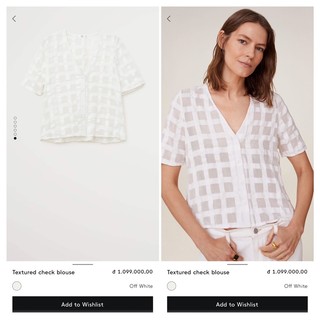 Áo kiểu Mango auth vợt sale | Mango 67037671