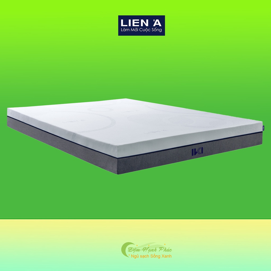 NỆM CAO SU HYBRID LIÊN Á IKI cao 15cm- Giường đôi