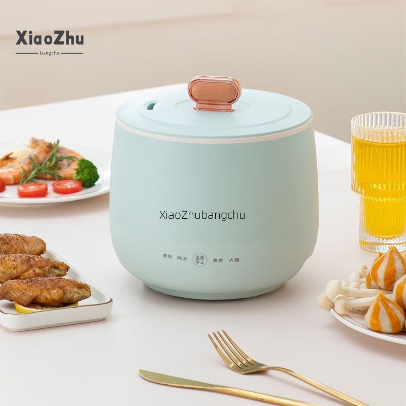 xiaozhubangchu nồi lẩu điện đa năng Nồi Cơm Điện Mini Thông Minh 1.8L Đa Năng Nồi Cơm Ký Túc Xá nồi điện đa năng mini