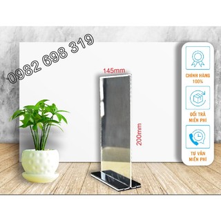 MICA A5 để bàn, Kệ menu đế lùa trong suốt, bảng mica đẹp