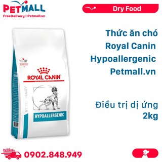 Thức ăn chó Royal Canin Hypoallergenic 2kg - Hỗ trợ dị ứng Petmall