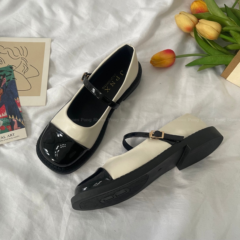 Giày Búp Bê/ Marry Jane PongShoes đơn giản/ basic - FULL BOX - Mã 1525