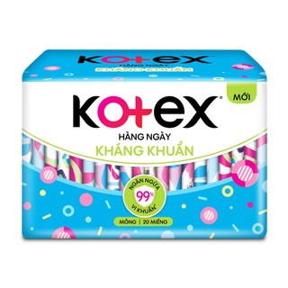 Băng Vệ Sinh Kotex Hàng Ngày Kháng Khuẩn gói 8 miếng (MẪU MỚI)