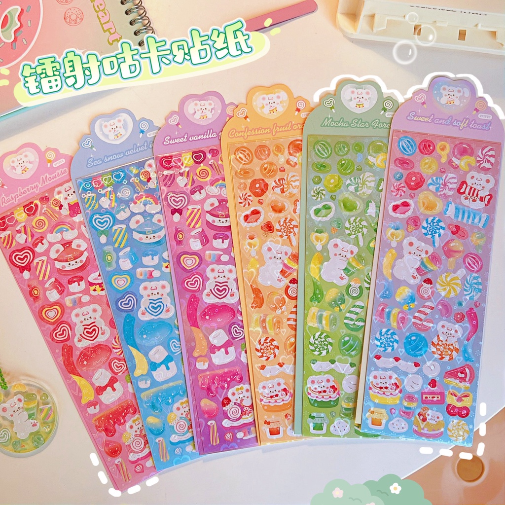 STICKER HÌNH DÁN TRANG TRÍ KỆ TỦ GIÁ RẺ PHONG CÁCH HÀN QUỐC TRANG TRÍ DECOR BÀN HỌC TIỆN LỢI