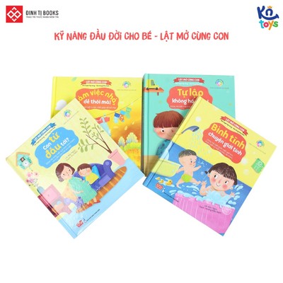 Sách Tương Tác Lật Mở Cùng Con - Kỹ Năng Đầu Đời Cho Bé (2 - 12 Tuổi) – Đinh Tị