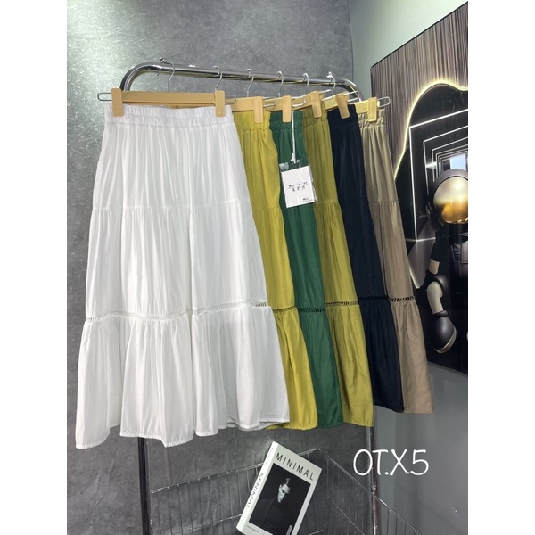 Chân váy lụa hàng QC siêu xinh