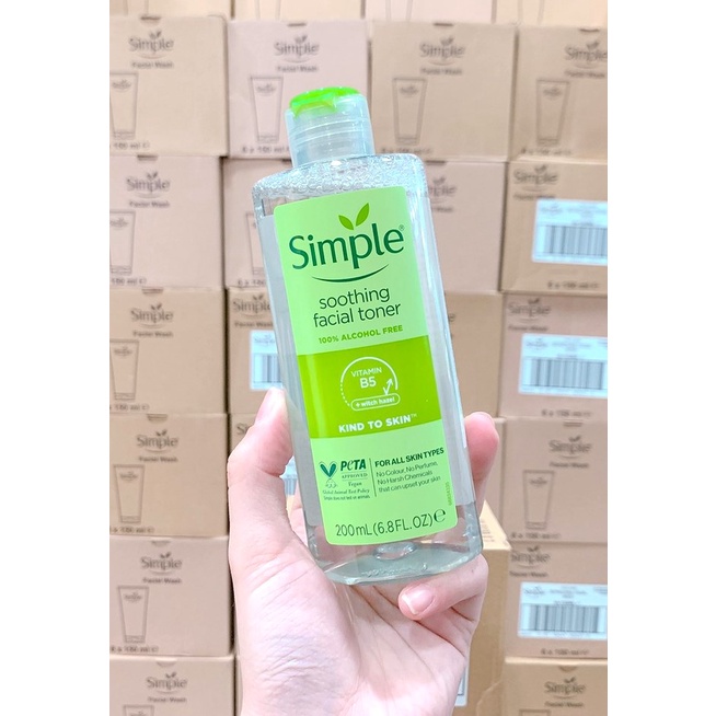 Nước Hoa Hồng Toner Simple 200ml