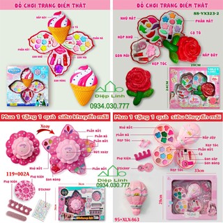 Bộ trang điểm cho bé dâu tây 3 tầng y như thật