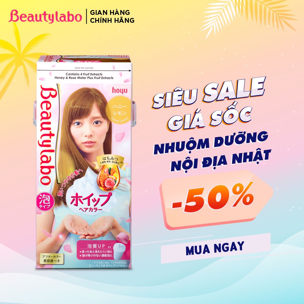 Thuốc nhuộm tóc tại nhà dạng bọt Beautylabo Whip 125ml – Whip Hair Color nhập khẩu Nhật Bản sắc màu cá tính