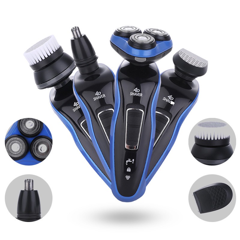 Máy cạo râu đa năng 4 trong 1 Shever P1688-4D cao cấp, chống nước