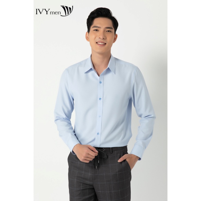 Áo sơ mi nam dáng slim fit IVY moda MS 17E3104
