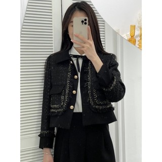 Chloeandsa - áo khoác dạ tweed