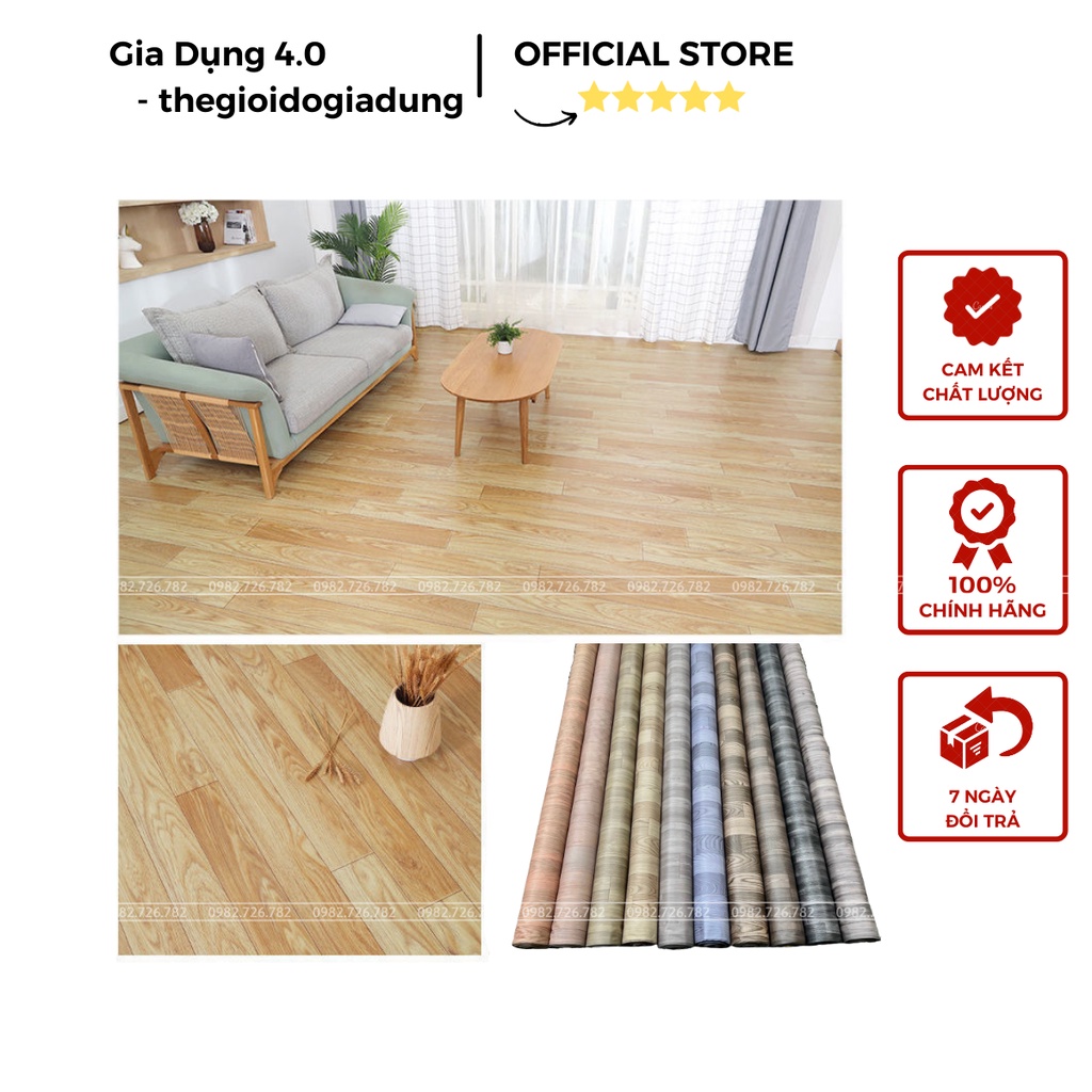 Thảm trải lót sàn simili vân gỗ, trải sàn giả gỗ, giấy dán sàn nhám chống trơn trượt giá rẻ