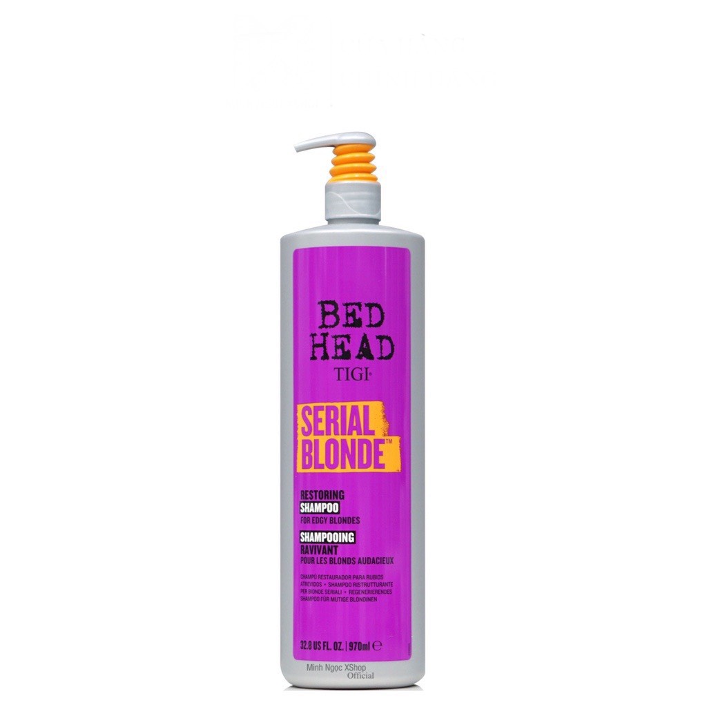 Dầu xả cho tóc tẩy Tigi Bed Head Serial Blonde 970ML Tím